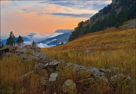 Закат на Джунын-Коше.