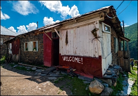 "Welcome" сарайного типа. "Welcome" сарайного типа.